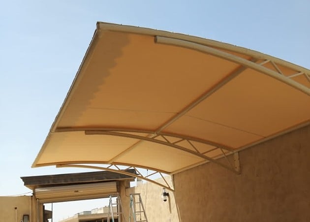 مظلات في حي التعاون الرياض