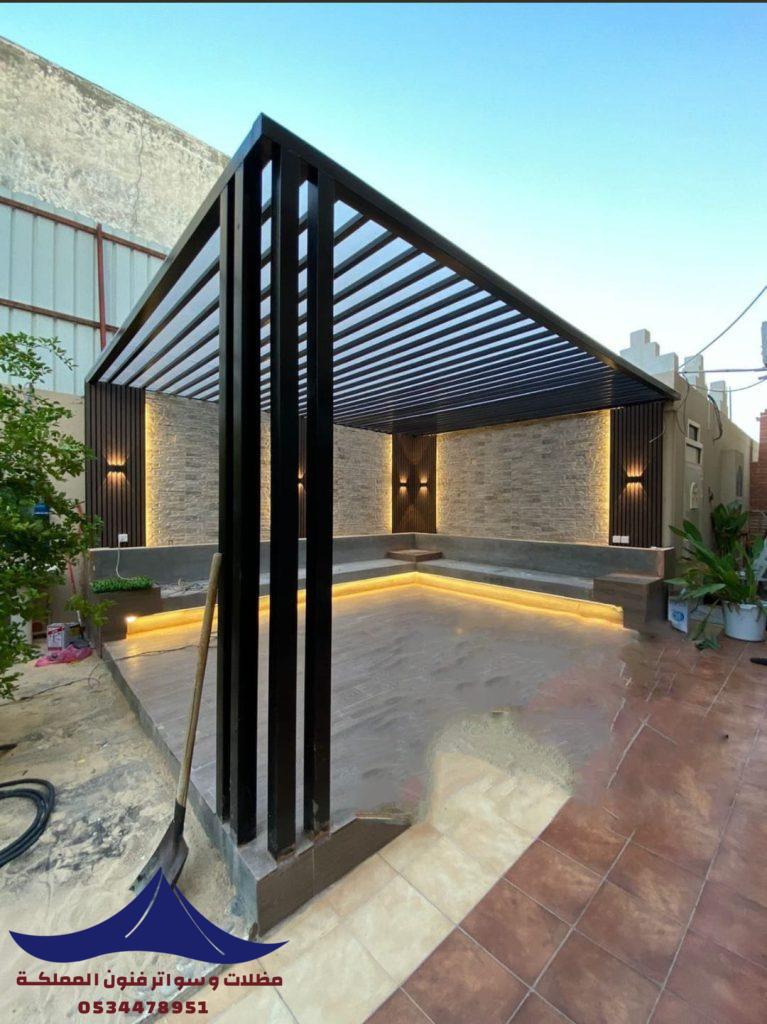 مظلات وسواتر حي البطحاء الرياض